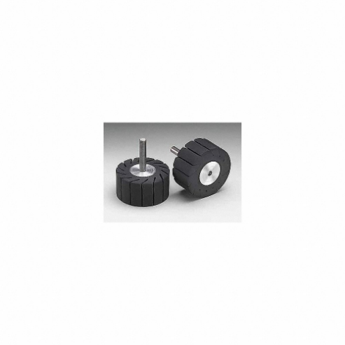 Slotted Expanding Drum, 2 Inch Dia x 1 Inch Width, 1/4 Inch Straight-Shank