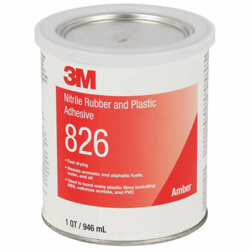 3M 826 Amber Plastic Adhesive, 32 Oz, Can, Woodworking | CF2TLK 2RUE6