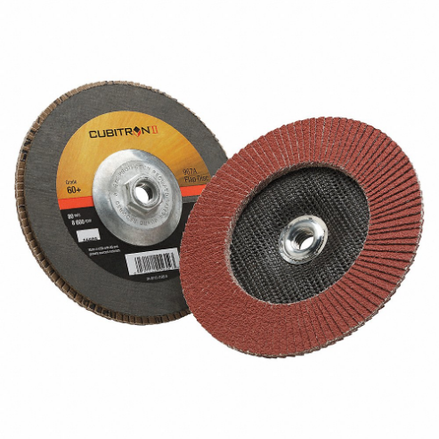3M 967A Flap Disc, Ceramic, 7 Inch Disc Diameter, 60 Abrasive Grit | CF2DNH 30CP31