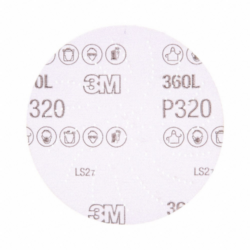 3M 360L Hook and Loop Sanding Disc, Coated, Non-Vacuum, 5 Inch Disc Diameter, 100 Pk | CF2AFN 48XA44