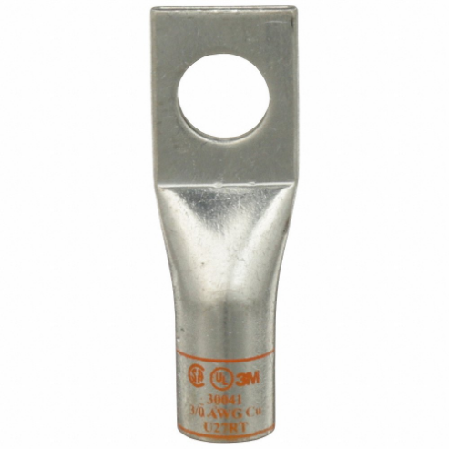 3M 30041 Copper 1-hole Lug Orange, 10 Pk | AB9KWX 2DRP5