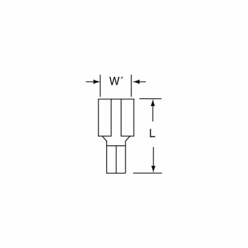 3M MU14-250DFHTK Female Disconnect Bare 16 To 14 Awg, 1000 Pk | AB9LDX 2DUA7