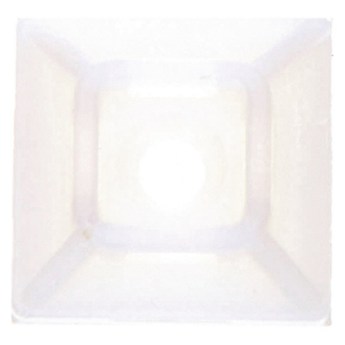 3M CTB75X75NTA-C Cable Tie Base Adhesive Mount, 500 Pk | AB9XFH 2FZW4