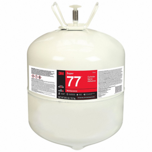 3M SUPER 77 Spray Adhesive, Tank, 468.8 Oz Container Size | CE9FUW 29UJ18