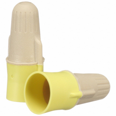 3M T/Y+Jug Wire Connector Tan/yellow Jug, 500 Pk | AA9JXR 1DLZ3