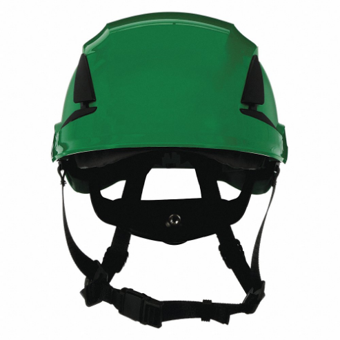 Hard Hat, Green, No Graphics, Ratchet 6-Point, ABS, Side-Slots, Basic Colors