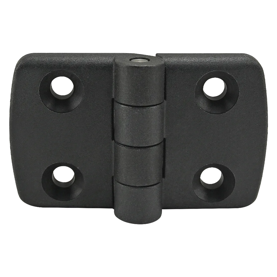 80/20 12126 Hinge, 4 Hole, 30 ft. lbs., Nylon PA Glass Fiber Reinforced, Black | AE4EXH 5JRL0