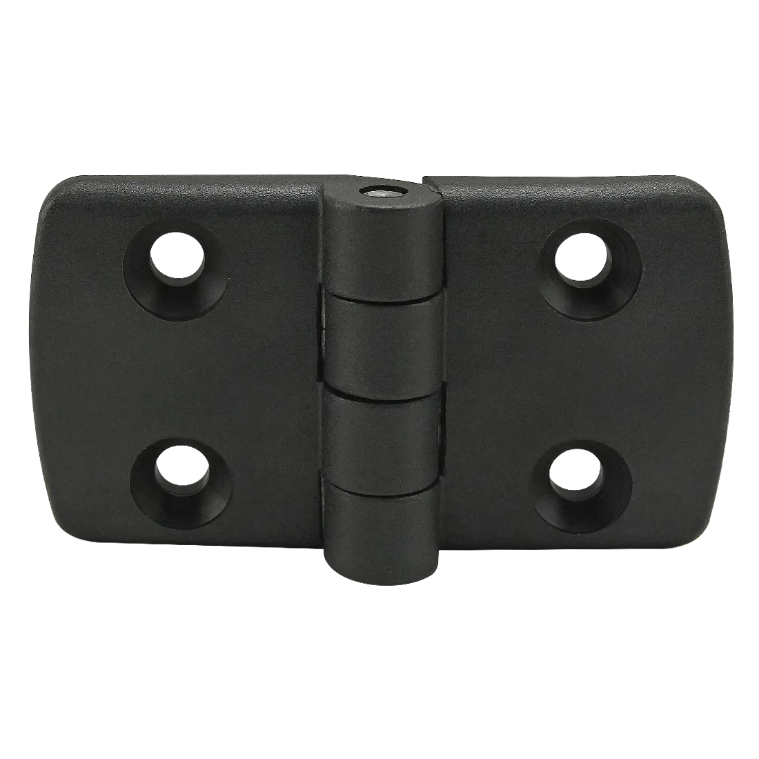 80/20 12136 Hinge, 4 Hole, 29 ft. lbs., Nylon PA Glass Fiber Reinforced, Black | AE4EXJ 5JRL1