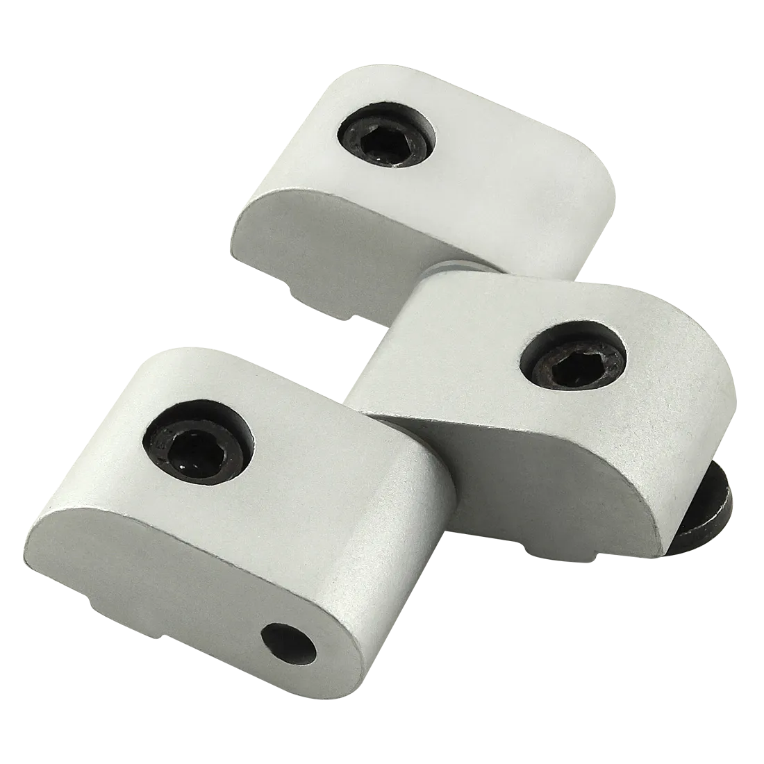 80/20 2066 Hinge Assembly, Aluminum, Clear | AA7XUL 16U360