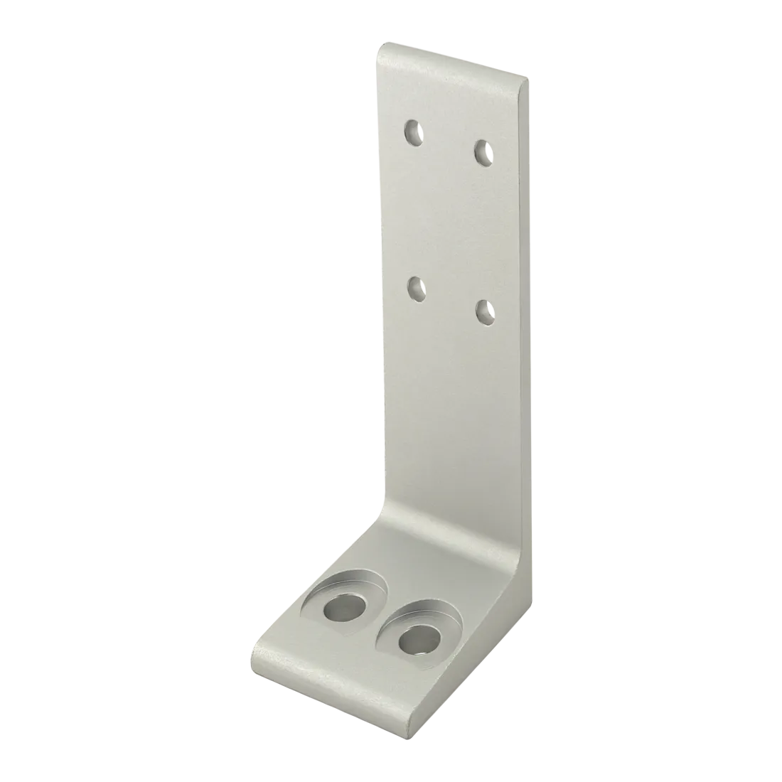 80/20 2416 Base Plate, Floor Mount, 2 Inch Width, Aluminum, Clear | AA7XUG 16U356