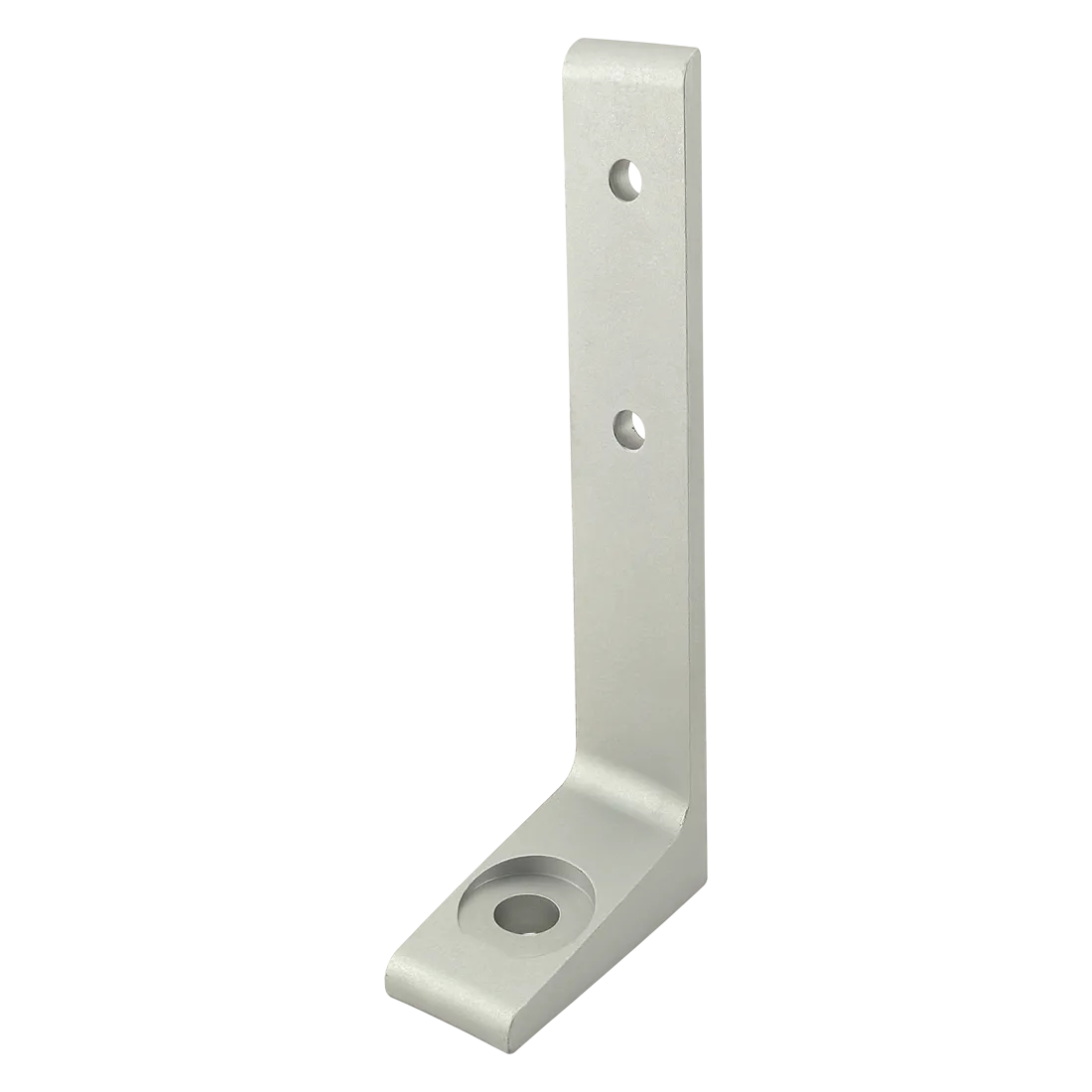 80/20 2414 Base Plate, Floor Mount, 1 Inch Width, Aluminum, Clear | AA7XUN 16U362