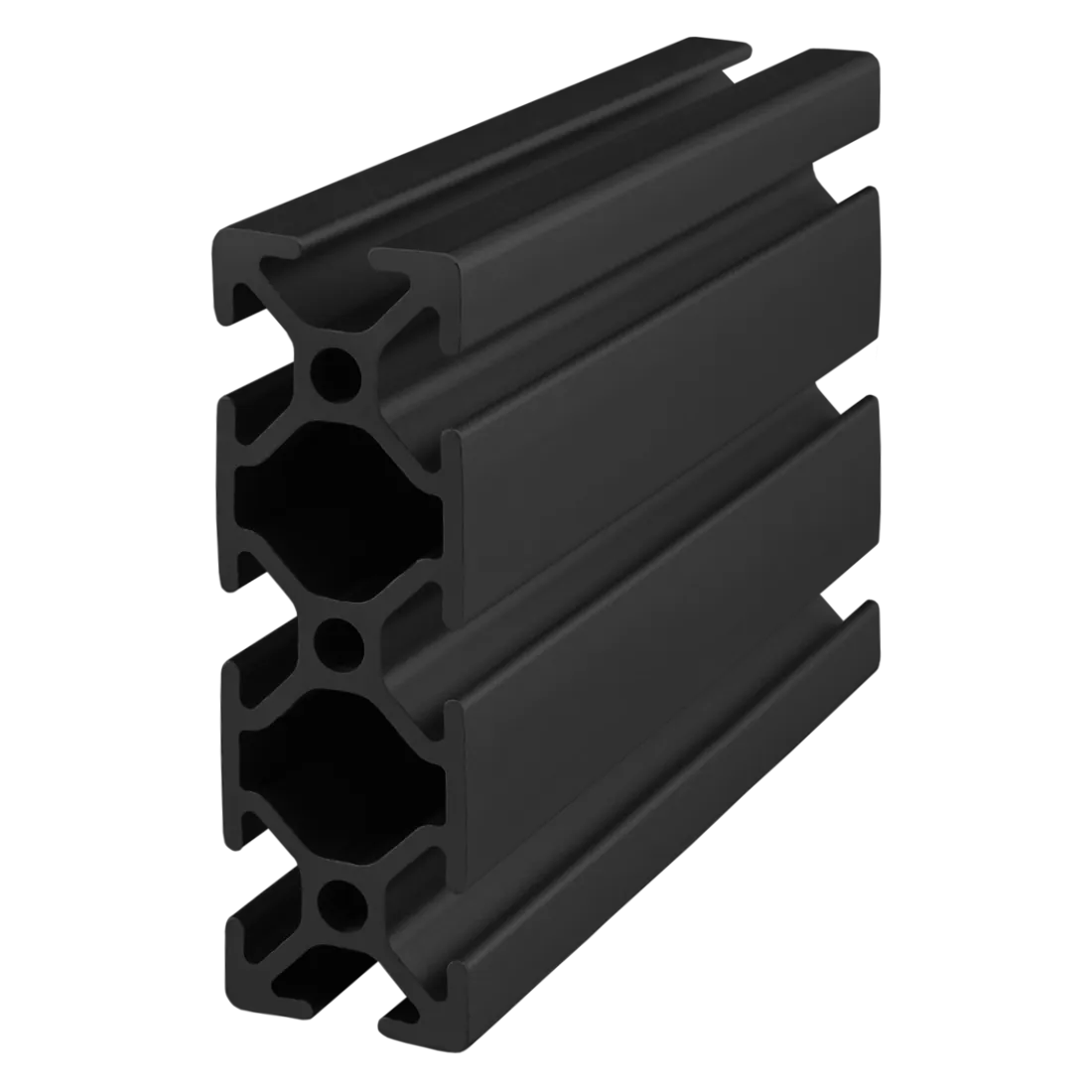 25 x 75 mm T Slot Ext Full Black Anodize