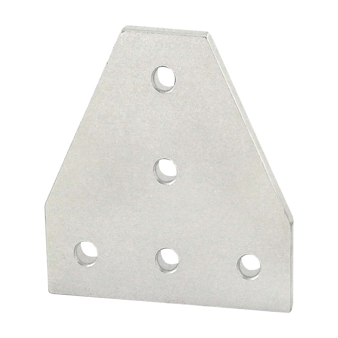 80/20 25-4140 Tee Flat Plate, 5 Hole, 4mm x 75mm x 75mm, Aluminum, Clear | AE4EYF 5JRP1