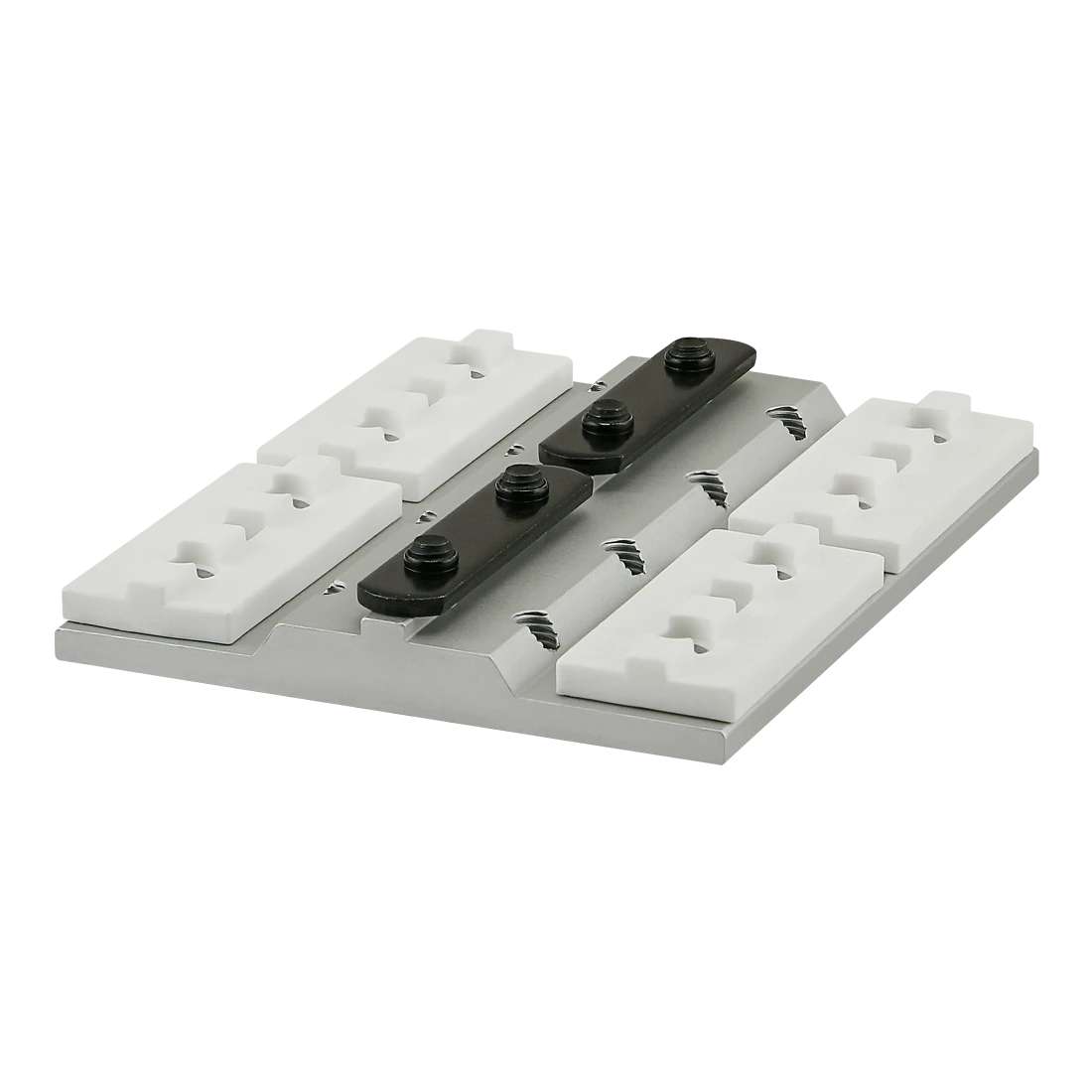 80/20 6866 UniBearing, Double Long, 6 x 4-3/4 x 1/2 Inch Size, Aluminum, Clear | AC3BQX 2RCZ2