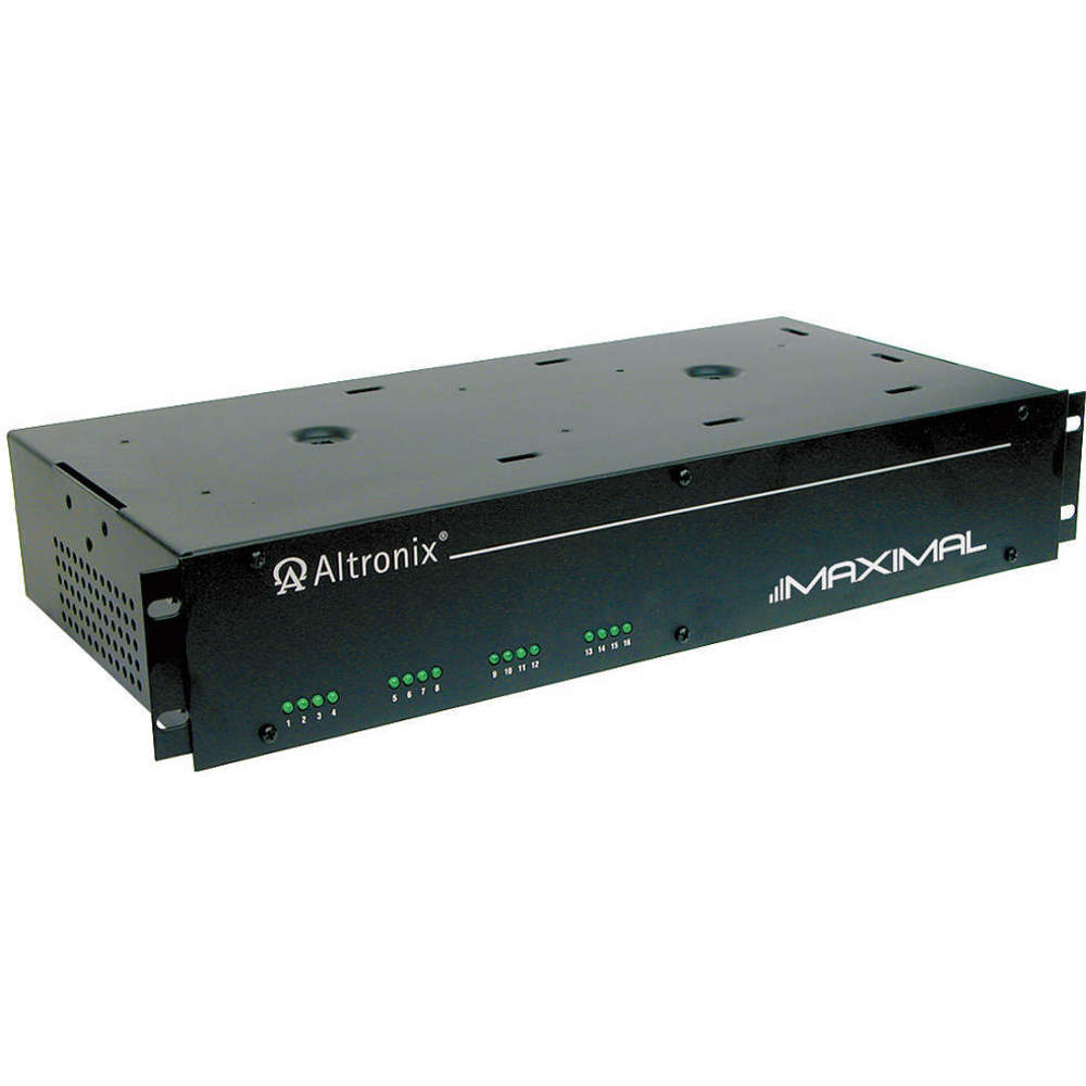 ALTRONIX MAXIMAL33R Rack-Mount Access Power Controller, 12A @ 12VDC | AD9LCQ 4TGE2