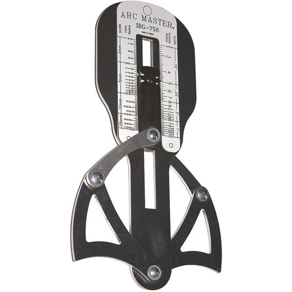 Radius Gauge Set, 2.5 Inch To 30 Inch Range, +/-0.005 Inch Accuracy, Mechanical