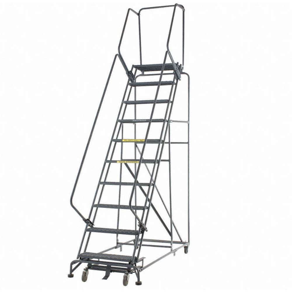 Stock Picking Roll Ladder Steel 120 Inch Height