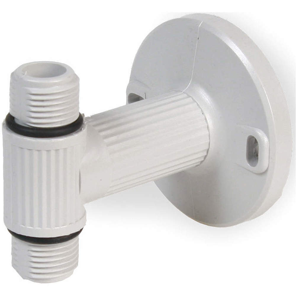 Wall Mount, Black, Double Threaded