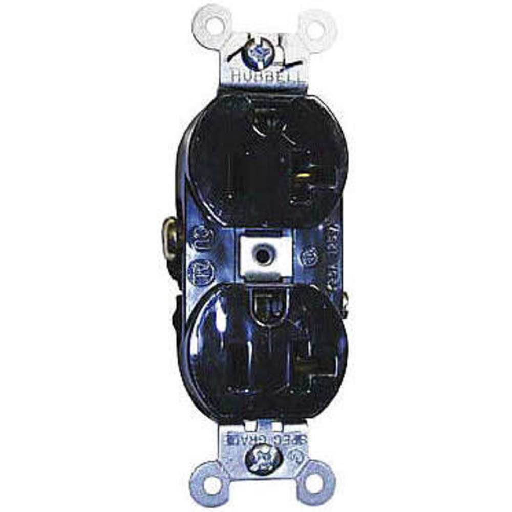 HUBBELL WIRING DEVICE-KELLEMS CR20BLK