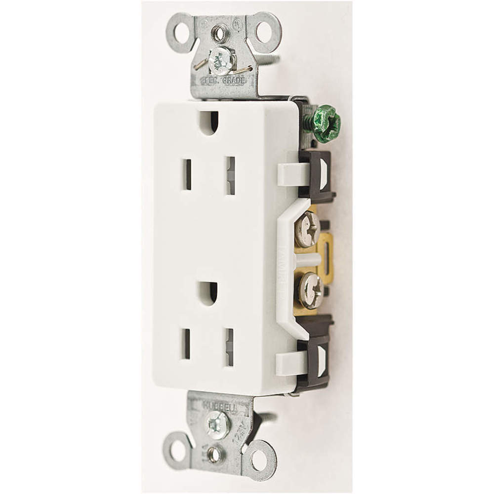 HUBBELL WIRING DEVICE-KELLEMS DR15WHITR