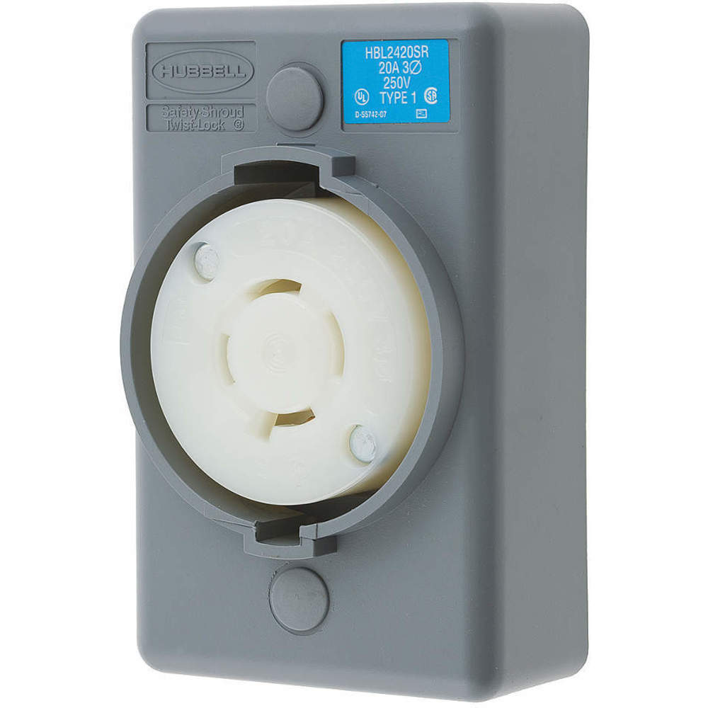 HUBBELL WIRING DEVICE-KELLEMS HBL2420SR