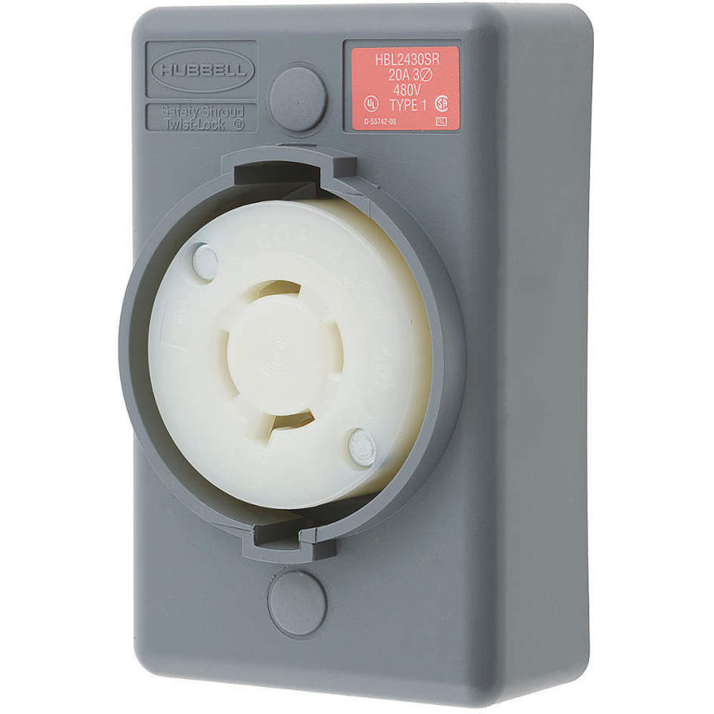 HUBBELL WIRING DEVICE-KELLEMS HBL2430SR