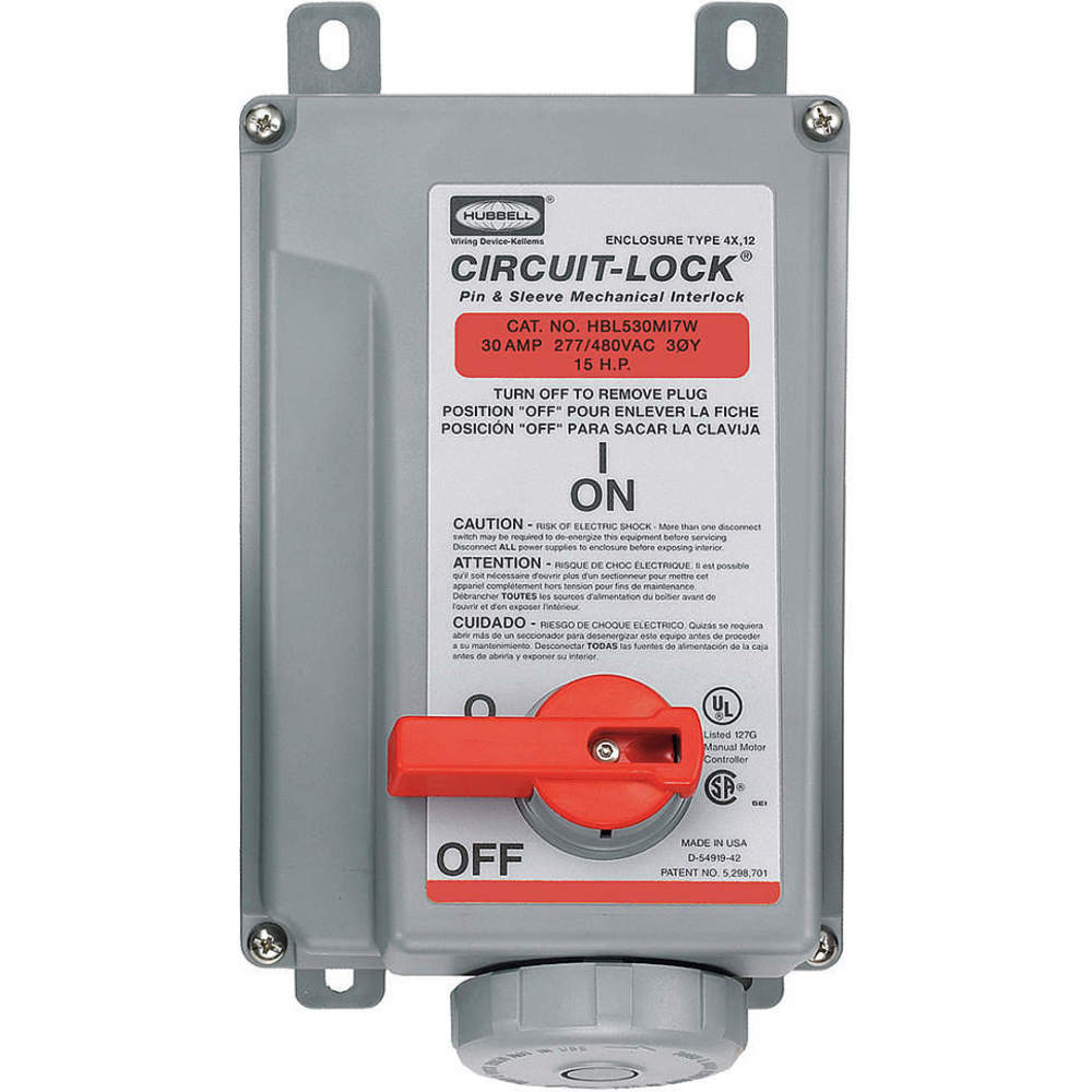 HUBBELL WIRING DEVICE-KELLEMS HBL530MI7W