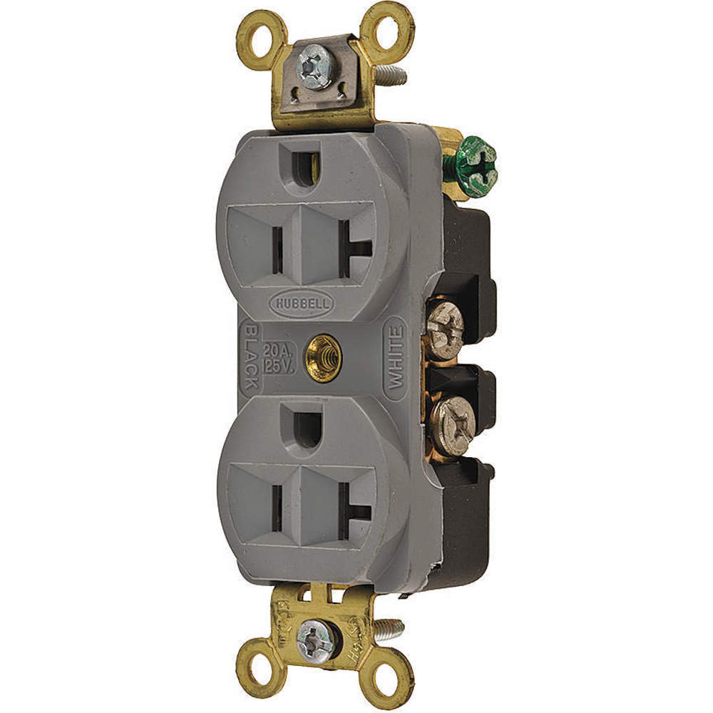 HUBBELL WIRING DEVICE-KELLEMS HBL5352GY