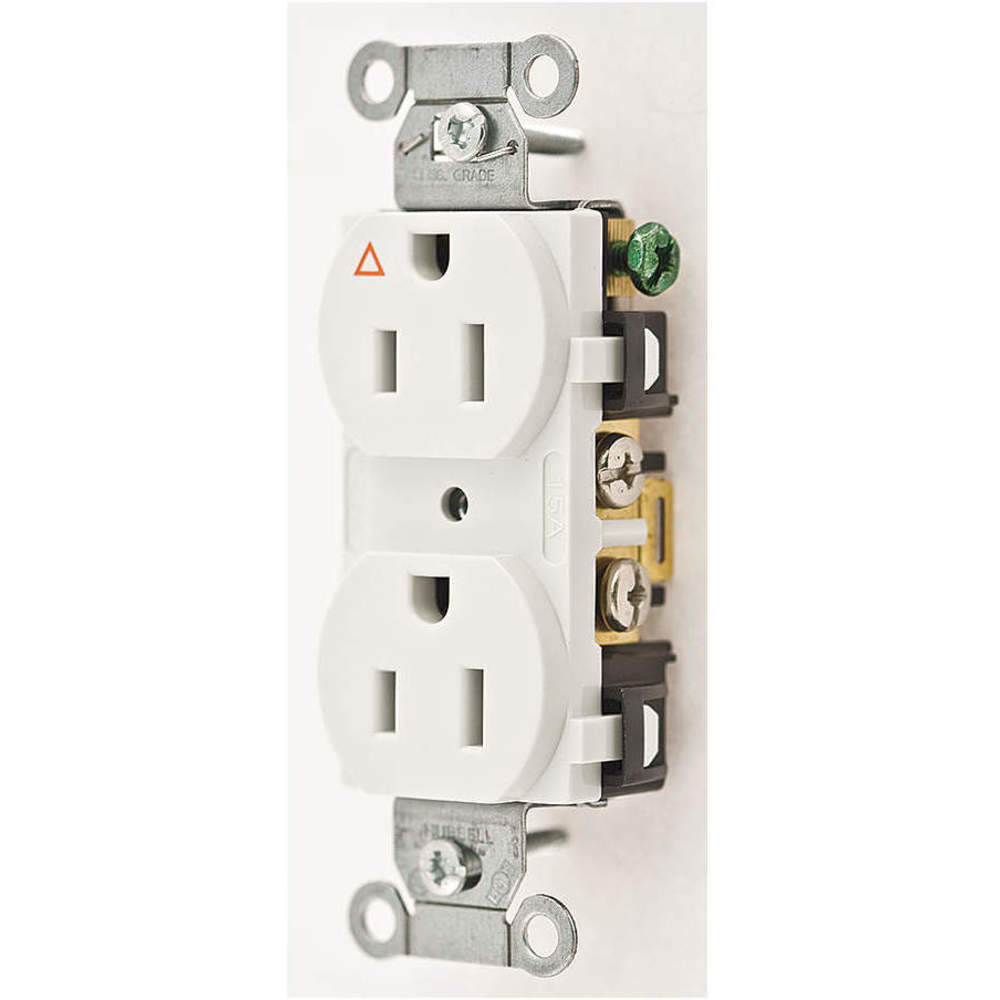 HUBBELL WIRING DEVICE-KELLEMS IG15CRWHI