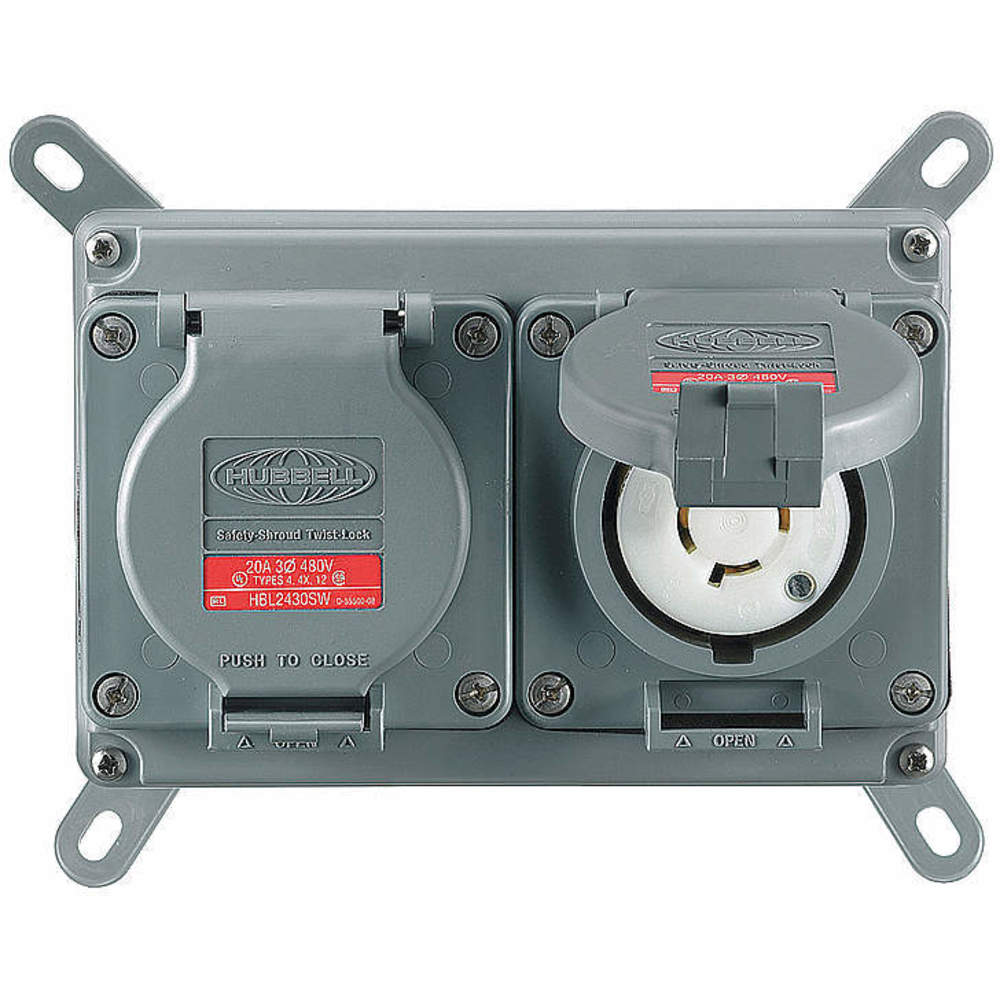HUBBELL WIRING DEVICE-KELLEMS Twist Lock -liittimet