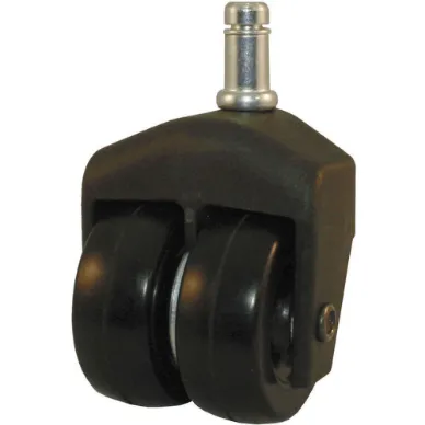 Dual Wheel Swivel Caster 150 Lb 2 Inch Rubber