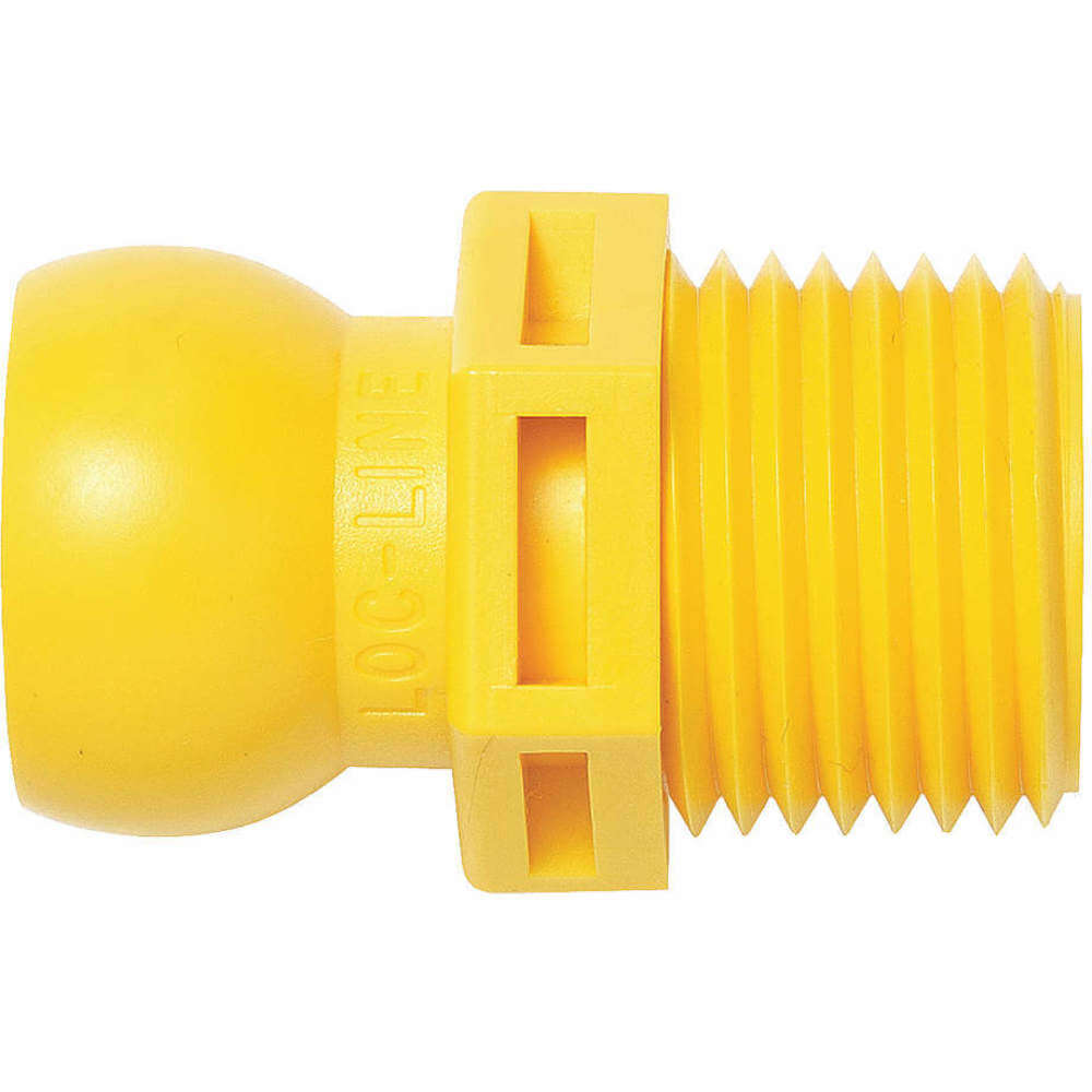 LOC-LINE 57865 Acid Resist Male Npt Connector 1/2 - Pack Of 50 | AB6BQX 20Y212