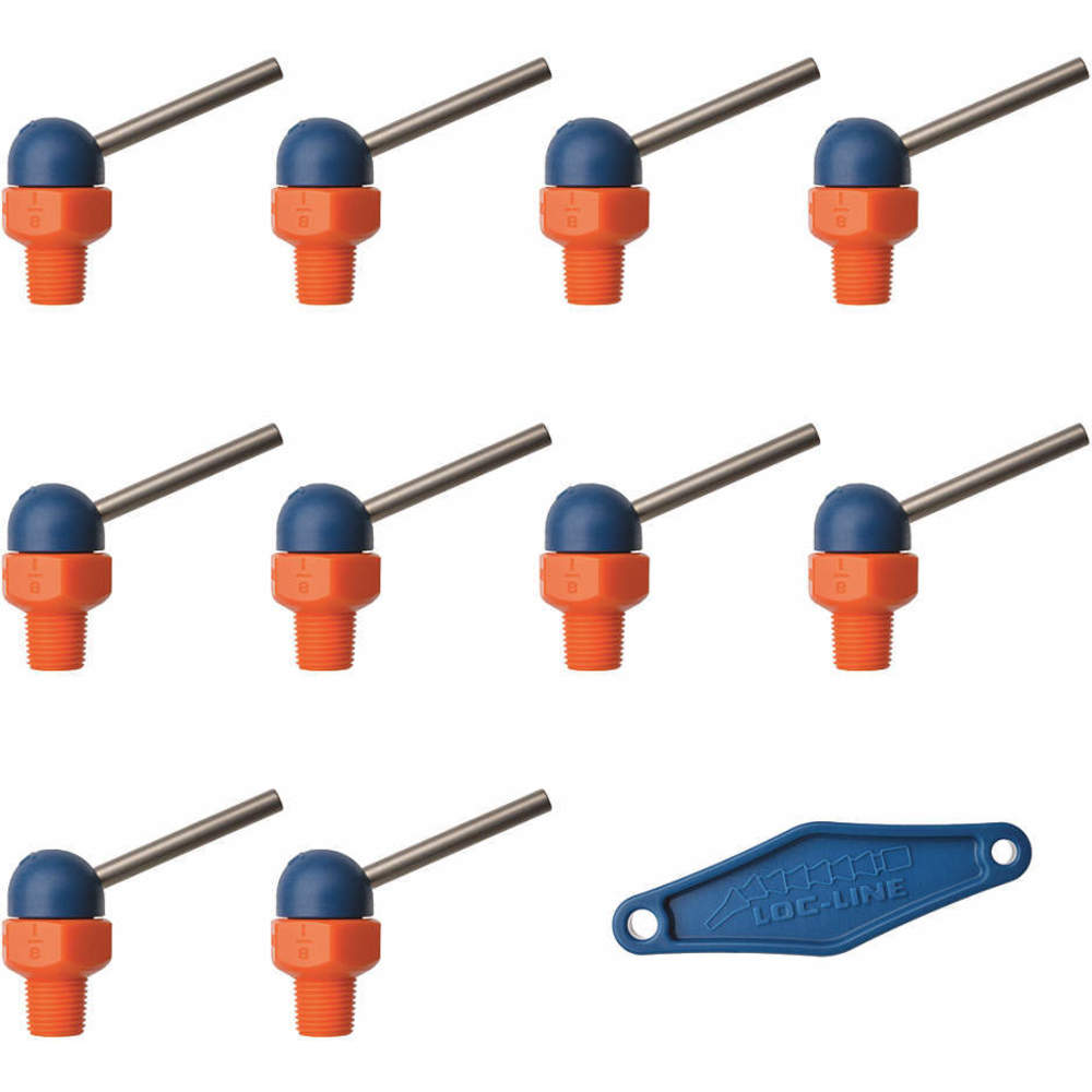 LOC-LINE 79013 Nozzle CT Style 0.062 Inch Diameter PK10 | AH7PTF 36XM97
