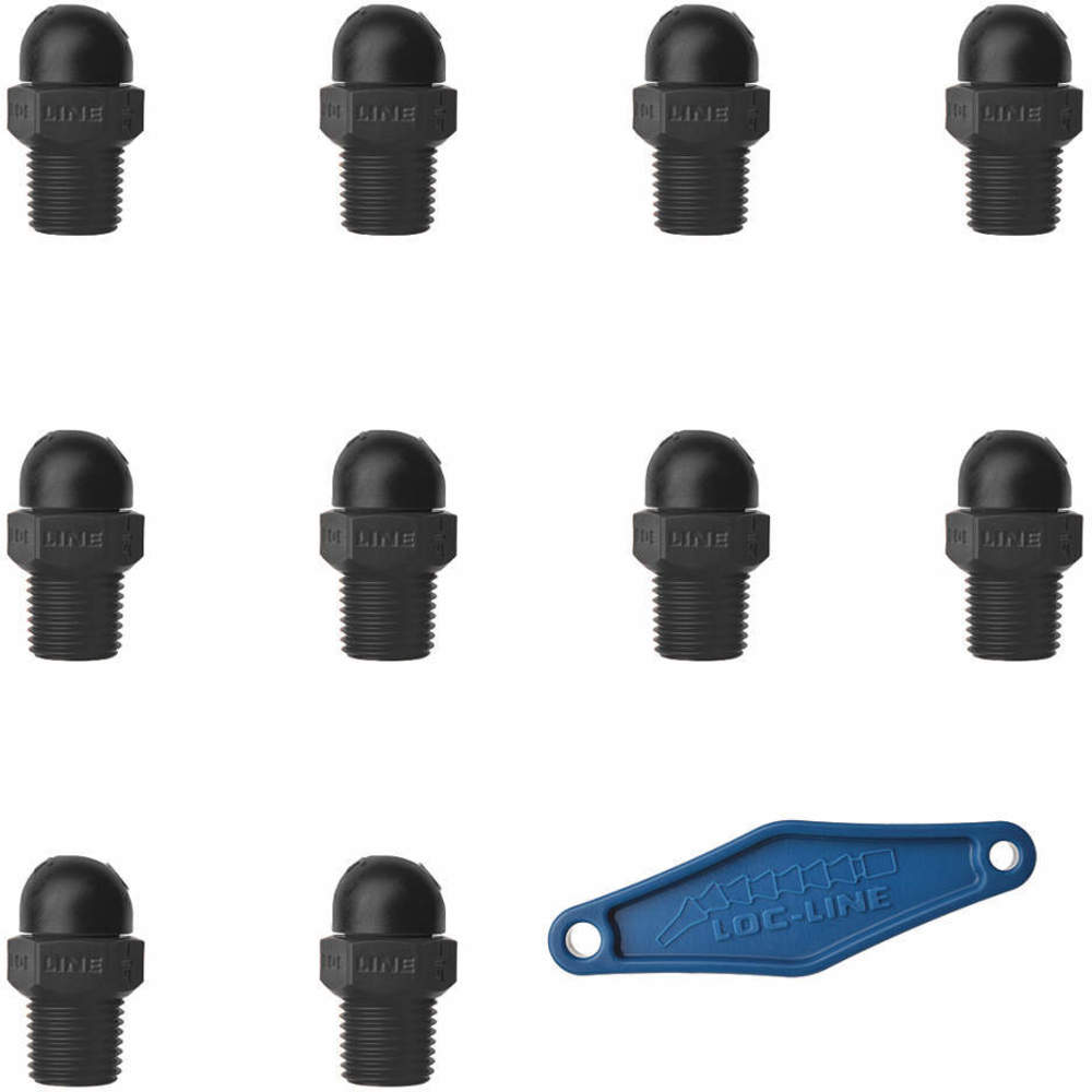 LOC-LINE 79060-BLK Nozzle CT Style 0.062 Inch Diameter PK10 | AH7PXB 36XN86