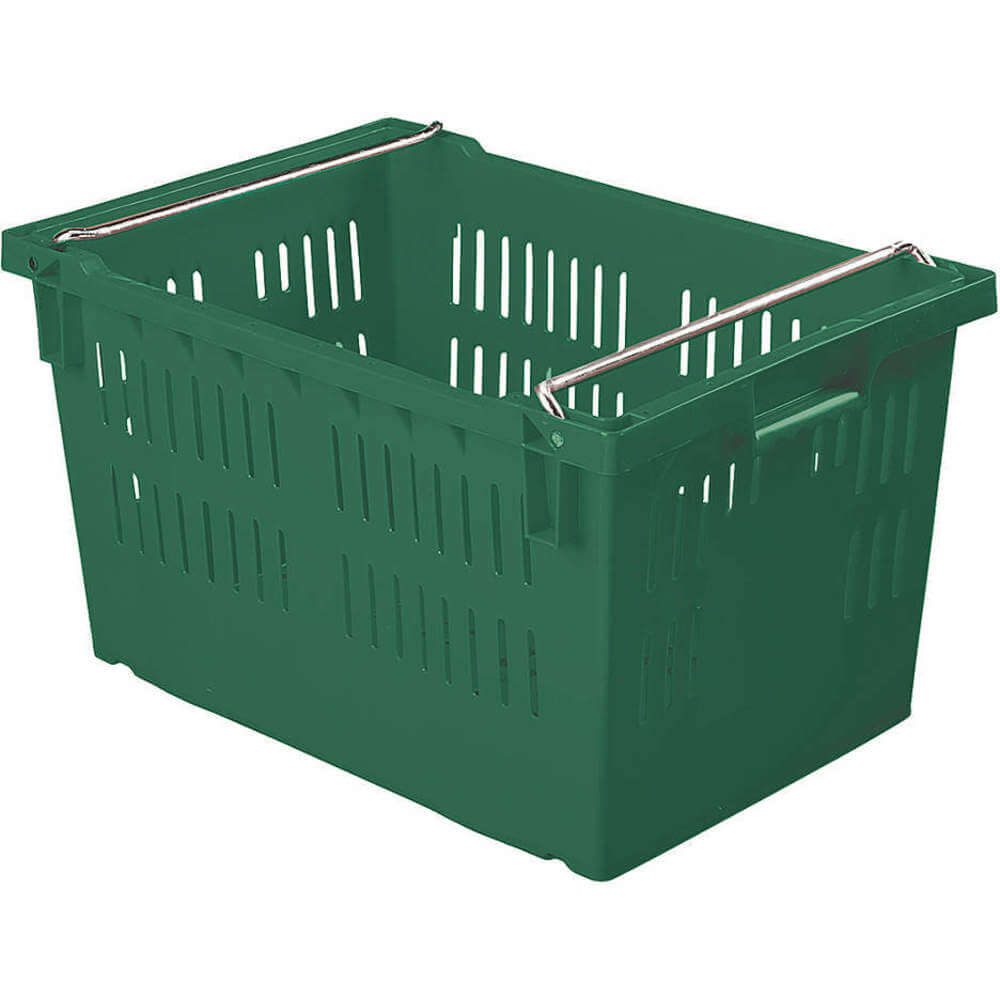 ORBIS AF2416-13 Green Stack And Nest Bin 23-5 / 8 inch Length Green | AA2CZW 10E158