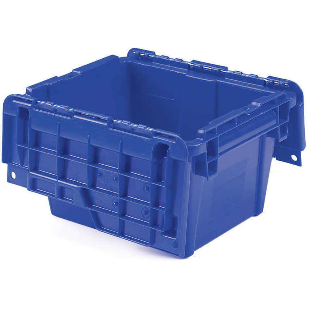ORBIS FP03 Blue Attached Lokk Container 0.3 Cu Feet Blue | AA2CYM 10E125
