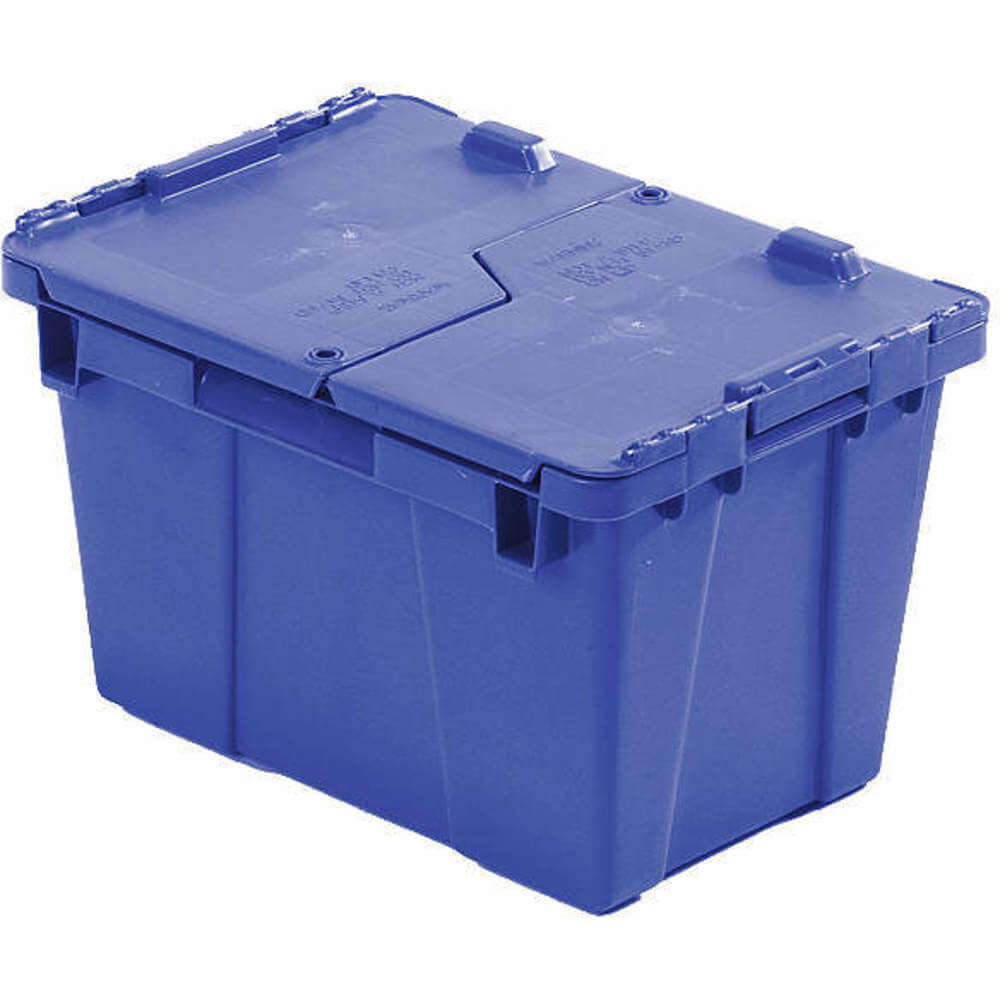ORBIS FP06 Blue Attached Lokk Container 0.6 Cu Feet Blue | AA2CYN 10E126