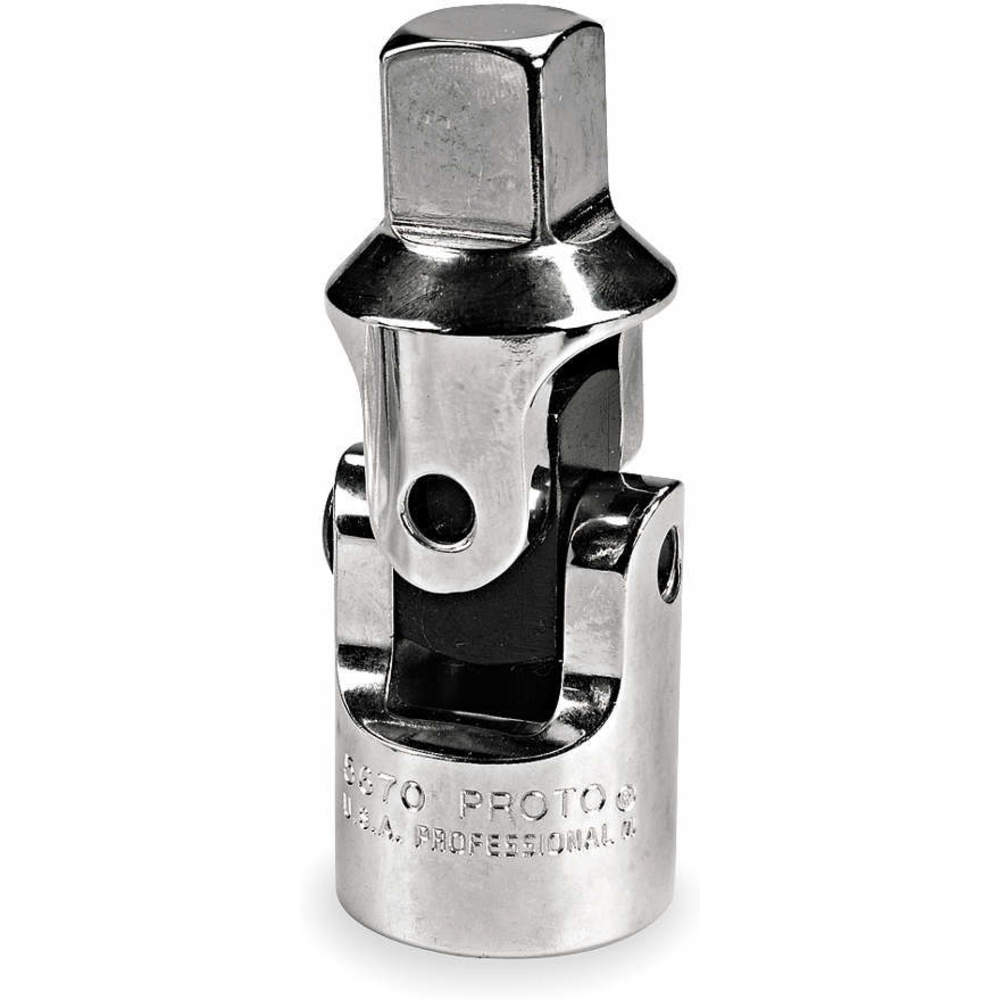 PROTO J5670 Universal Joint, 3/4 Inch Output Drive Size, Square, 4 Inch Overall Length, Chrome | CT8HDH 426J29