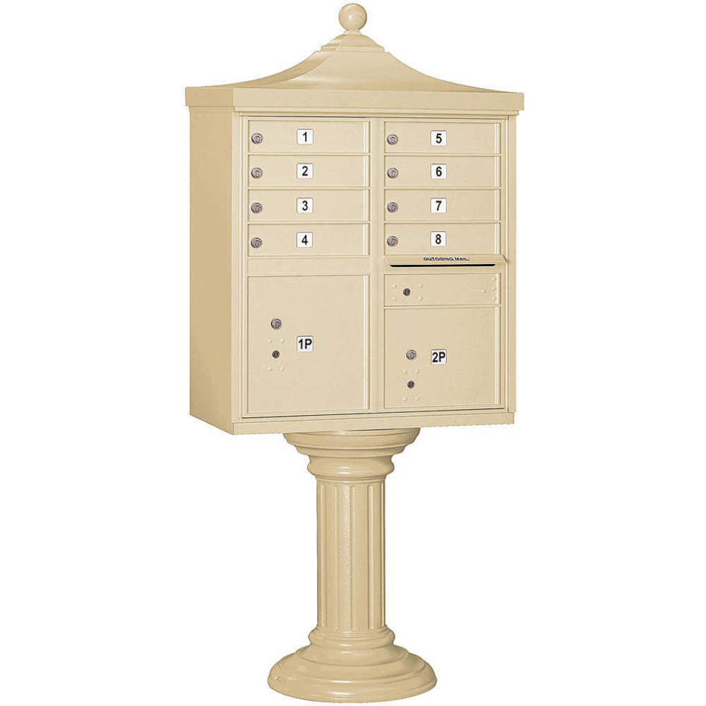 SALSBURY INDUSTRIES 3308R-SAN-U Regency Cbu Usps Access 8 Doors Sand | AG3MNF 33MC19