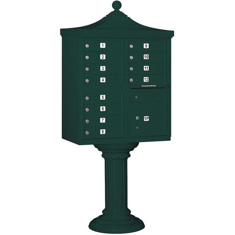 SALSBURY INDUSTRIES 3312R-GRN-U Regency Cbu Usps Access 12 Doors Green | AG3MPT 33MC57