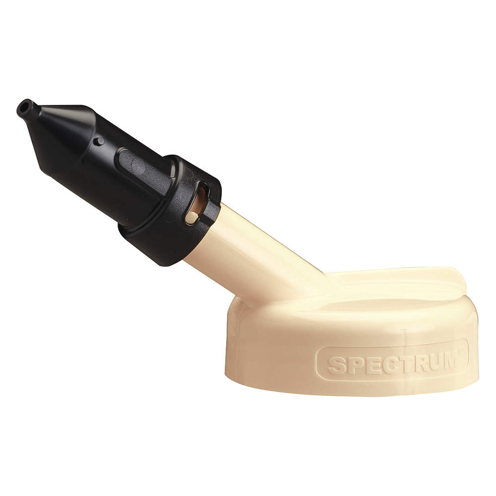 Storage Lid, HDPE, 1/4 Inch Nozzle Size, Tan