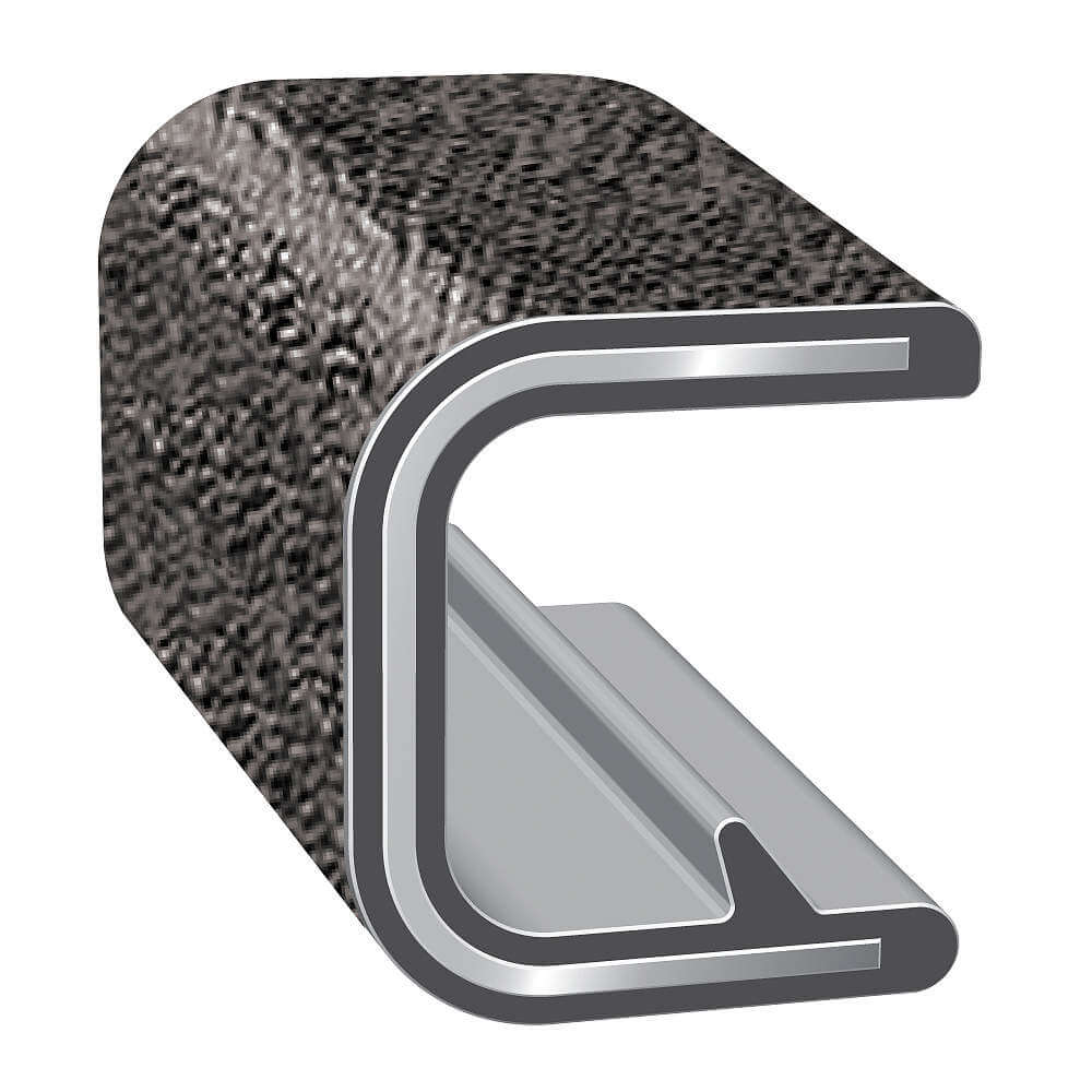 TRIM LOK INC 100B3X3 / 32-100 Randafwerking aluminium clip 0.26 inch breedte 100 voet | AA2BMV 10C935