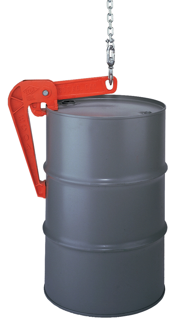 Hoist Mount Heavy Duty Annealed Ductile Iron Drum Lifter, 3000 Lbs Capacity