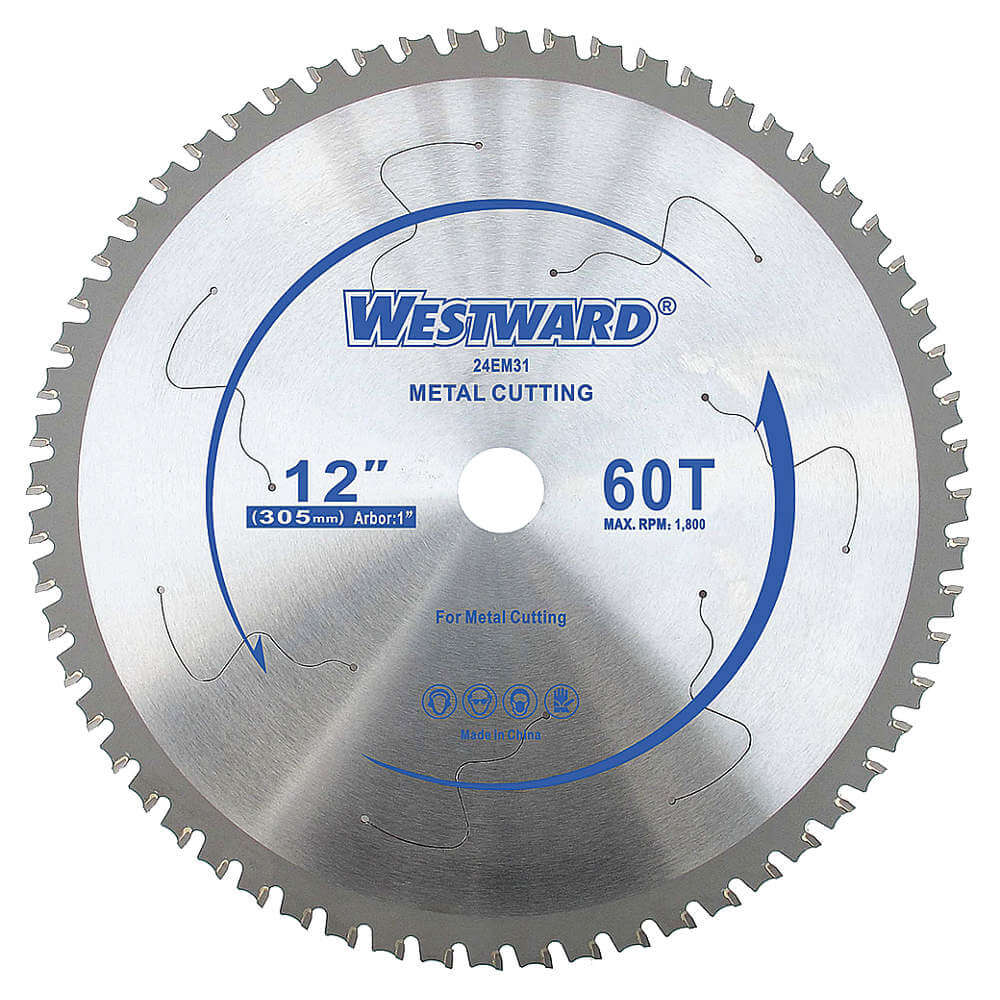 WESTWARD 24EM31 Circular Saw Blade 12 Inch 60t | AB7WTG