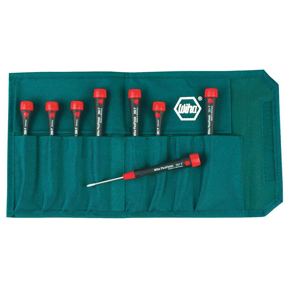 span Class='notranslate'>Wiha </span> 26193, Precision Screwdriver Set  Slotted Ph 8pc, 30d387