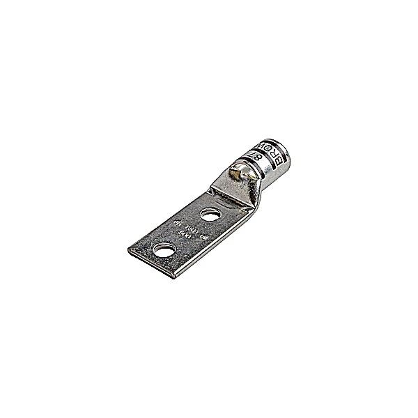 Compression Lug, 500 Kcm, L 5.00 In, Br, 6PK