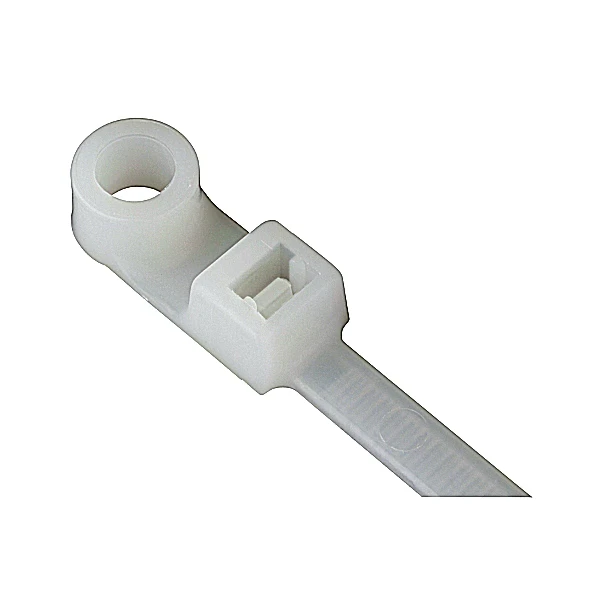 L-7-50MH-9-M, CABLE TIE 50LB 7IN NAT No10 MTGHOLE, PK 5000, 5000PK