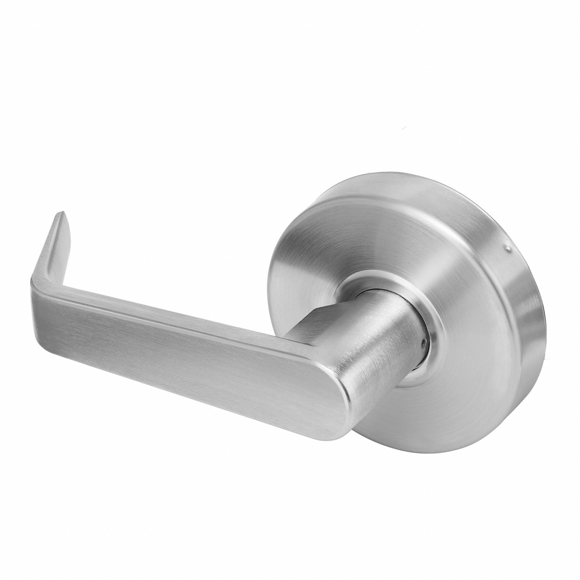 YALE 4655LN AU 626 Door Lever Lockset, Grade 2, Satin Chrome, Not Keyed, Lever, Cylindrical | CV3XEW 56HJ58