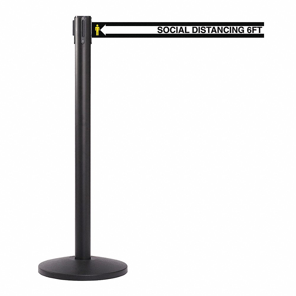 Retractable Belt And Stanchion Post