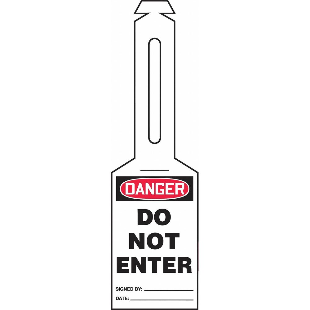 ACCUFORM SIGNS TAL358 Danger Tag 5-1/4 x 3-1/4 Inch Plastic - Pack Of 25 | AD2VZQ 3VAX6